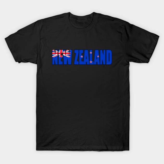 New Zealand T-Shirt by SeattleDesignCompany